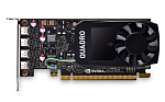 VCQP1000DVI-PB PNY Nvidia Quadro P1000DVI 4GB DDR5, PCIE, 128-bit 640 Cores, 4*mDP1.4, 4*mDP to DVI-D SL adapter, LP bracket, Retail