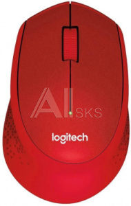 1936287 Мышь Logitech M280 красный оптическая (1000dpi) беспроводная USB (2but)