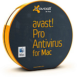 PAM-07-001-12-GOV avast! Pro Antivirus for MAC, 1 год (от 1 до 4 пользователей) для мед/госучреждений