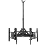 CPRO2L-3-B ONKRON потолочный кронштейн для 3 телевизоров 32”- 63" CPRO2L-3 чёрный