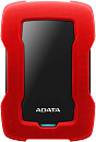 1000508309 Внешний жесткий диск/ Portable HDD 1TB ADATA HD330 (Red), Silicone, USB 3.2 Gen1, 133x89x16mm, 190g /3 года/
