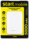 1733549 Мобильный аккумулятор Старт PPB Stork P05PC-W 5000mAh 2.1A белый (17510)