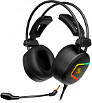 1853678 Наушники с микрофоном A4Tech Bloody MC750 черный 2.3м мониторные USB оголовье (MC750 BLACK)
