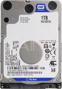 Western Digital HDD 2.5" SATA-III 1000GB Blue WD10SPZX 5400RPM 128Mb buffer 7mm, 1 year