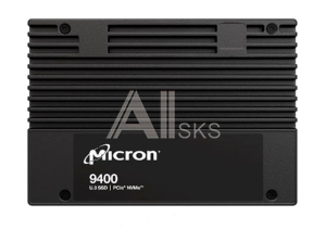 MTFDKCC15T3TGH-1BC1ZABYY SSD Micron 9400 PRO 15360GB NVMe U.3 (15mm) PCIe NVMe Gen4 1x4 (v1.4) R7000/W7000MB/s 3D TLC MTBF 2М 1.6M/300K IOPS Enterprise Solid State Drive, 1 ye
