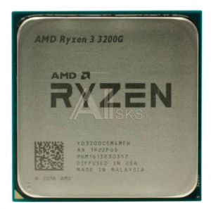 1151418 Процессор AMD Ryzen 3 3200G AM4 (YD3200C5FHBOX) (3.6GHz/Radeon Vega 8) Box