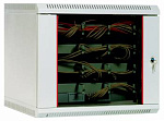 Шкаф коммутационный ЦМО (ШРН-12.650) настенный 12U 600x650мм пер.дв.стекл несъемн.бок.пан. 100кг серый 605мм 23.8кг 180град. 632мм