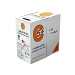 LAN-5EUTP-LSZH-RD Кабель LANMASTER UTP, 4 пары, кат. 5Е, 350Mhz, LSZH, красный, 305 м