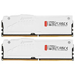 11045169 Память DDR5 2x16GB 6000MHz Kingston KF560C36BWEAK2-32 Fury Beast White Expo RGB RTL Gaming PC5-48000 CL36 DIMM 288-pin 1.35В dual rank с радиатором Re