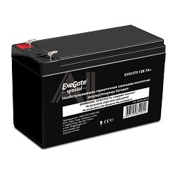 1392385 Exegate ES252436RUS Аккумуляторная батарея DT 1207/EXS1270 (12V 7Ah, клеммы F1)