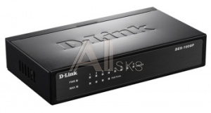 89960 Коммутатор D-LINK DES-1008P/C1A 8x100Мбит/с 4PoE 52W неуправляемый