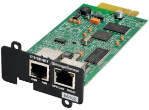 1000553947 Карта Network and MODBUS Card-MS, подключение MODBUS через RS232 и RS485, совместимость с Intelligent Power Manager и Intelligent Power Protector.