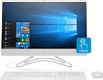 1073648 Моноблок HP 24-f0045ur 23.8" Full HD Touch i5 8250U (1.6)/8Gb/1Tb 7.2k/SSD128Gb/GT MX110 2Gb/CR/Windows 10/GbitEth/WiFi/BT/90W/клавиатура/мышь/Cam/бел