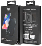 1172301 Мобильный аккумулятор Mercedes Li-Pol 10000mAh 2.1A+1A черный 2xUSB