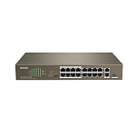 3200584 Коммутатор 16PORT TEF1118P-16-150W TENDA