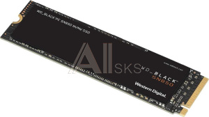 1000682239 Твердотельный накопитель WD SSD Black SN850, 2.0TB, M.2(22x80mm), NVMe, PCIe 4.0 x4, 3D TLC, R/W 7000/5100MB/s, IOPs 1 000 000/710 000, TBW 1200,