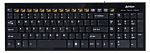 667762 Клавиатура A4Tech KX-100 черный USB slim Multimedia