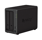 DS723+ Synology QC 2,6GhzCPU/2GB(32)/RAID0,1,10,5,6/upto 2HP HDD SATA(3.5', 2.5')upto 7 (1xDX517)/1xUSB3.2/2xGbE/iSCSI/2xIPcam(up to40)/1xPCIe 3.0/1xPS/1YW (