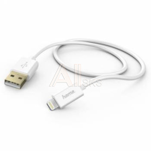 428715 Кабель Hama GoldMFi 00173640 USB (m)-Lightning (m) 1.5м белый