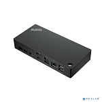 Lenovo [40AY0090EU] ThinkPad Universal USB-C Dock 2x DP 1.4, 1x HDMI 2.0, 3x USB 3.1, 2x USB 2.0, 1x USB-C, 1x RJ-45, 1x Combo Audio Jack 3.5mm