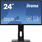 1855029 Монитор Iiyama 23.6" ProLite XB2481HS-B1 черный VA LED 6ms 16:9 DVI HDMI M/M матовая HAS Piv 3000:1 250cd 178гр/178гр 1920x1080 VGA FHD 5.4кг