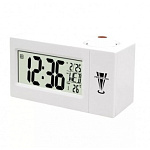 11002315 Perfeo Часы-будильник "Briton", белый, (PF-F3605) время, температура, дата [PF_C3745]