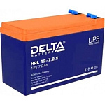 1592156 Delta HRL 12-7.2 Х (7.2 А\ч, 12В) свинцово- кислотный аккумулятор