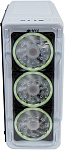 1000640773 корпус для ПК без БП/ PC CASE HIPER MG100 WIND (w/o PSU, USB+HD audio, 1*RGB rear fan, 3*RGB front fan) White