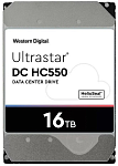 0F38466 Western Digital Ultrastar DC HС550 HDD 3.5" SATA 16Тb, 7200rpm, 512MB buffer, 512e (WUH721816ALE6L4), 1 year