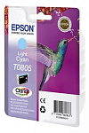 688562 Картридж струйный Epson T0805 C13T08054011 светло-голубой (330стр.) (7.4мл) для Epson P50/PX660