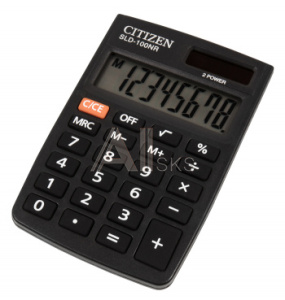 1112068 Калькулятор карманный Citizen SLD-100NR черный 8-разр.