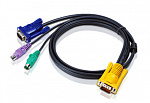 1000159710 Кабель KVM PS/2 HD15M/USB A(M)--SPHD15M 3м/ CABLE SP15M -HD15M/MINIDIN6M 3m