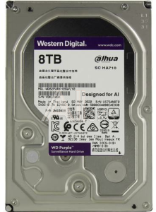 Western Digital HDD SATA-III 8Tb Purple WD82PURX, IntelliPower, 256MB buffer (DV&NVR), 1 year