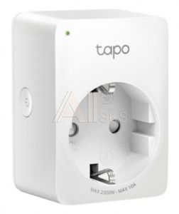 1368864 Умная розетка TP-Link Tapo P100(1-pack) EU VDEBT Wi-Fi белый