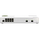 1000639027 Коммутатор/ QNAP QSW-M2108-2S Managed switch with 8 2.5Gbps RJ-45 ports and 2 10Gbps SFP+ ports, up to 80Gbps throughput