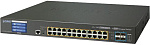 1000467349 коммутатор PLANET L2+/L4 24-Port 10/100/1000T 75W Ultra PoE with 4 shared SFP + 4-Port 10G SFP+ Managed Switch, with Hardware Layer3 IPv4/IPv6 Static
