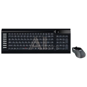 1633046 Клавиатура + мышь Oklick 220M черный, USB, беспроводная [1062000]