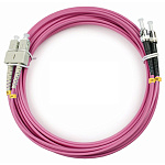 11053628 Cabeus FOP-50-OM4-SC-ST-20m Шнур оптический duplex SC-ST 50/125 mm OM4 20м LSZH