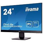 1443217 LCD IIYAMA 23.8" XU2492HSU-B1 (A)черный {IPS LED 1920x1080 5ms 16:9 250cd 178гр/178гр D-Sub HDMI DisplayPort 2Wx2}