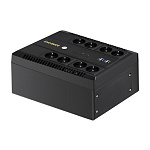 293854 ИБП ExeGate NEO NNB-800.LED.AVR.8SH.CH <800VA/480W, LED, AVR, 8*Schuko, 4*USB-порта для зарядки, Black>