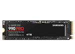 Твердотельный накопитель SSD M.2 (PCI-E NVMe 2.0 Gen 4.0 x4) 4Tb Samsung 990 PRO (R7450/W6900MB/s) 1year