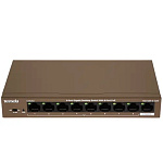 11045966 TENDA TEG1109P-8-102W Коммутатор настольный 9-Ports 10/100/1000 Base-T 8-Ports PoE(PoE бюджет 92W)