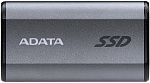1000715201 Твердотельный накопитель/ ADATA External SSD SE880, 512GB, Type-C, USB 3.2 Gen2х2, up to R/W 2000/2000 MB/s, 64.8x35x12.5mm, Titanium Gray (5 лет)