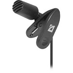 1467457 Defender MIC-109 черный, на прищепке, 1,8 м [64109]