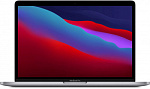 1441994 Ноутбук Apple MacBook Pro M1 8 core 8Gb SSD256Gb/8 core GPU 13.3" IPS (2560x1600) Mac OS grey space WiFi BT Cam