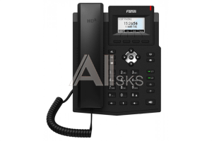 Fanvil X3S Lite 2xEthernet 10/100, 2.3” display, Support HD voice, 2 SIP Line, 6 parts Conference, 1000 local phonebook, PSU