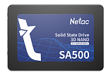 NT01SA500-128-S3X SSD Netac SA500 128GB 2.5 SATAIII 3D NAND, R/W up to 500/400MB/s, TBW 60TB, 3y wty