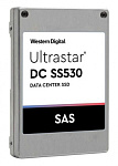 1205482 Накопитель SSD WD SAS 1600Gb 0P40333 WUSTR6416ASS204 Ultrastar DC SS530 2.5" 3 DWPD