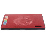 1997793 Подставка для ноутбука/ STM Laptop Cooling IP5 Red (15,6", 1x(160x160), 2xUSB, 4 LED backlight, Black plastic+metal mech)