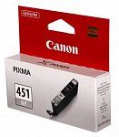 747107 Картридж струйный Canon CLI-451GY 6527B001 серый для Canon Pixma MG6340